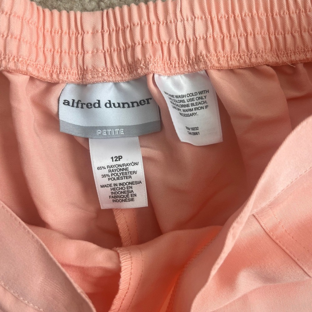 Alfred Dunner Set 10/12 Petite Floral Print Blouse Matching Shorts Bundle - Picture 10 of 11